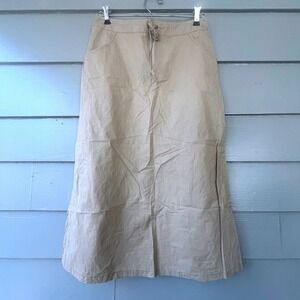 Sportmax Code Maxi Skirt Size 8 Vintage 100% Cotton Size 8 Casual Lightweight